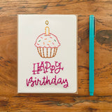 Happy Birthday Cupcake Card