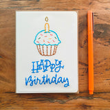 Happy Birthday Cupcake Card