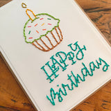 Happy Birthday Cupcake Card