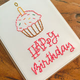 Happy Birthday Cupcake Card