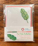 Palm Leaves Stationery Set