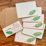 Palm Leaves Stationery Set