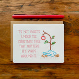 Charlie Brown Christmas Tree Card