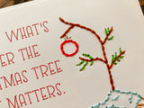 Charlie Brown Christmas Tree Card