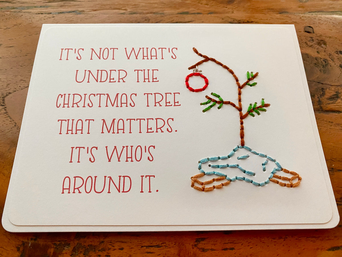 Charlie Brown Christmas Tree Card The Cole Card Company