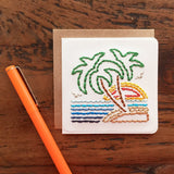 Mini Sunset Card