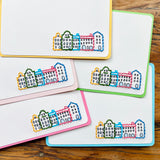 Charleston Rainbow Row Stationery Set of 5