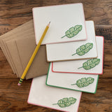 Palm Leaves Stationery Set
