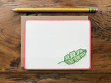 Palm Leaves Stationery Set
