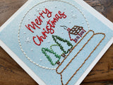 Snow Globe Christmas Card
