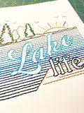 Lake Life Wall Art