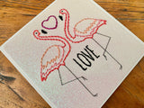 Flamingo Love Card