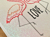 Flamingo Love Card