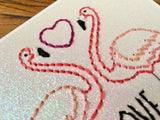 Flamingo Love Card