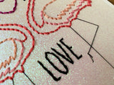 Flamingo Love Card