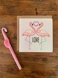 Flamingo Love Card