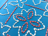 Birds of Paradise Hand Sewn Card-Cards-The Cole Card Company