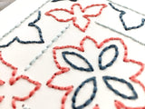 Birds of Paradise Hand Sewn Card-Cards-The Cole Card Company