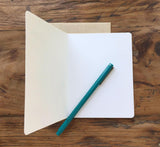 Coastal Fish Hand Sewn Card-Cards-The Cole Card Company