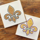 Fleur de lis Cards-Cards-The Cole Card Company