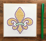 Fleur de lis Cards-Cards-The Cole Card Company