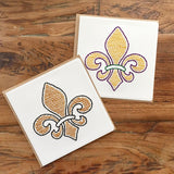 Fleur de lis Cards-Cards-The Cole Card Company