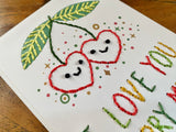 I Love You Cherry Much Card