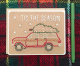 Jeep Wagoneer with Christmas Tree Card-Cards-The Cole Card Company