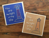 Lighthouse Hand Sewn Card-Cards-The Cole Card Company