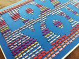 Love You Hand Sewn Card-Cards-The Cole Card Company