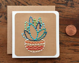Mini Boho Plant Card-Cards-The Cole Card Company