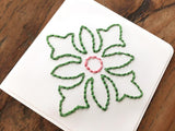 Mini Floral Hand Sewn Card-Cards-The Cole Card Company