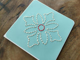 Mini Floral Hand Sewn Card-Cards-The Cole Card Company