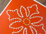 Mini Floral Hand Sewn Card-Cards-The Cole Card Company
