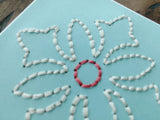 Mini Floral Hand Sewn Card-Cards-The Cole Card Company