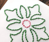 Mini Floral Hand Sewn Card-Cards-The Cole Card Company