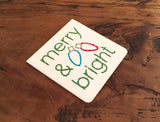 Mini Merry and Bright Christmas Card-Cards-The Cole Card Company