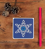 Mini Snowflake Christmas Card-Cards-The Cole Card Company