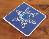 Mini Snowflake Christmas Card-Cards-The Cole Card Company