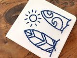 Mini Surfboards Card-Cards-The Cole Card Company