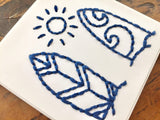 Mini Surfboards Card-Cards-The Cole Card Company