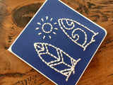 Mini Surfboards Card-Cards-The Cole Card Company