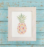 Pineapple Art | Framed-Wall Art-The Cole Card Company