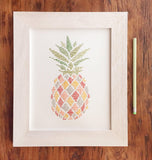 Pineapple Art | Framed-Wall Art-The Cole Card Company