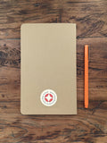 Pineapple Kraft Notebook-Notebook-The Cole Card Company