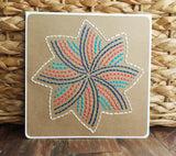 Starburst Design Hand Sewn Card-Cards-The Cole Card Company