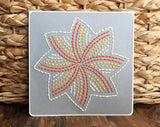 Starburst Design Hand Sewn Card-Cards-The Cole Card Company