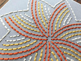 Starburst Design Hand Sewn Card-Cards-The Cole Card Company
