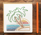 Sunset on Beach Card-Cards-The Cole Card Company