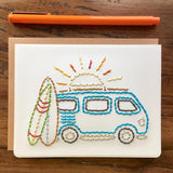 Surfer Van Card-Cards-The Cole Card Company